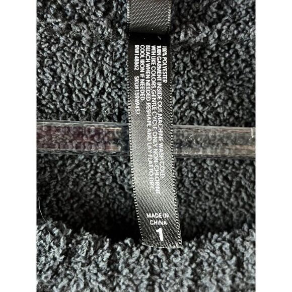 Torrid Sleep Chenille Crew Neck Plush Pullover Sweater Size 1X Charcoal Gray - Picture 5 of 5